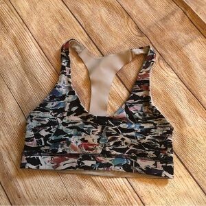 Lululemon Break Free Bra Culture Clash Starlight Black